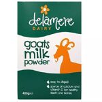 Delamere Dairy Goats Milk Powder 400G - Delamere Dairy's Goats' Milk Powder is a convenient whole goats' milk substitute. in hot drinks, on cereal, in recipes, baking and sauces, and simply as a drink.